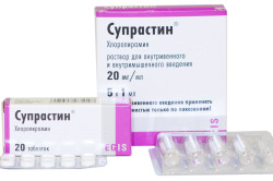 Супрастин для лечения аллергии на яйца